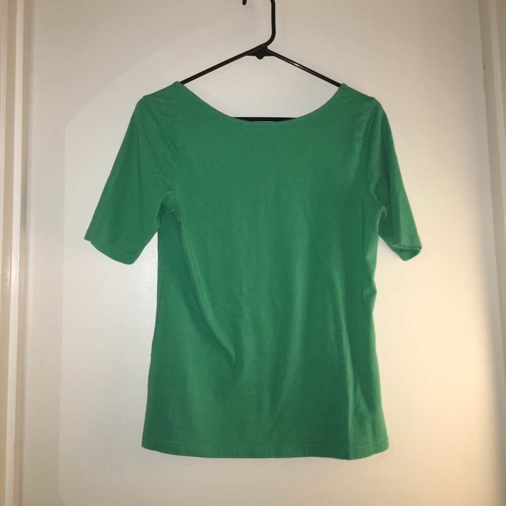 Pretty spring green top from Macy’s!